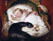 Landseer, Edwin Henry Victoria, Princess Royal, with Eos Germany oil painting artist